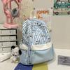 Schoolbag Korean Version of High-value Backpack for Women's Simple and Versatile Large-capacity Mori Sweet Junior High School Students Lightweight 