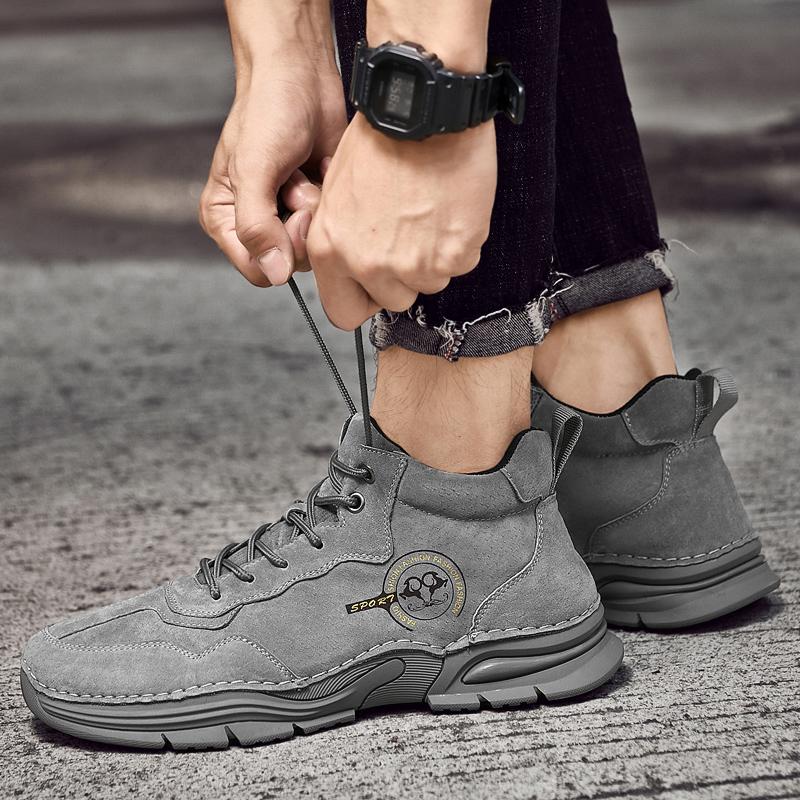 Fashion Winter Footwear New Men's Cotton Shoes Platform Outdoor Leisure Sports Shoes Fashion Loafers Breathable Soft Soled Men's Shoes