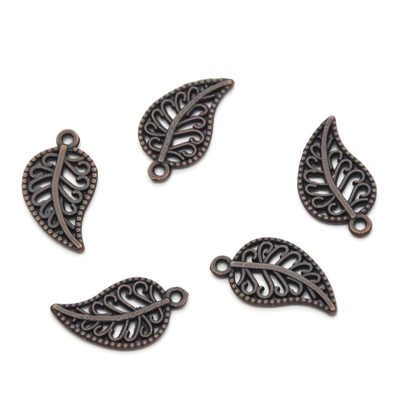 

Красочный кулон из сплава в форме листа ручной работы для изготовления ювелирных изделий