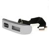 Balanza Digital para Equipaje de 110lb 50kg para Viajes, Portátil de Mano, Balanza de Peso para Equipaje Colgante para Maleta
