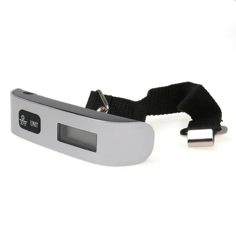Balanza Digital para Equipaje de 110lb 50kg para Viajes, Portátil de Mano, Balanza de Peso para Equipaje Colgante para Maleta