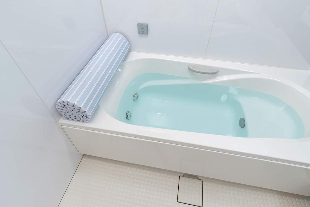 Topre Easy Wave Neo Bathtub Lid, Shutter Type, 75 x 150 cm, Blue, L15