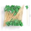 Decoration Kitchen & Bar Cocktail Decoration Bamboo Stick Fruit Stick Art Flower Stick Toothpick