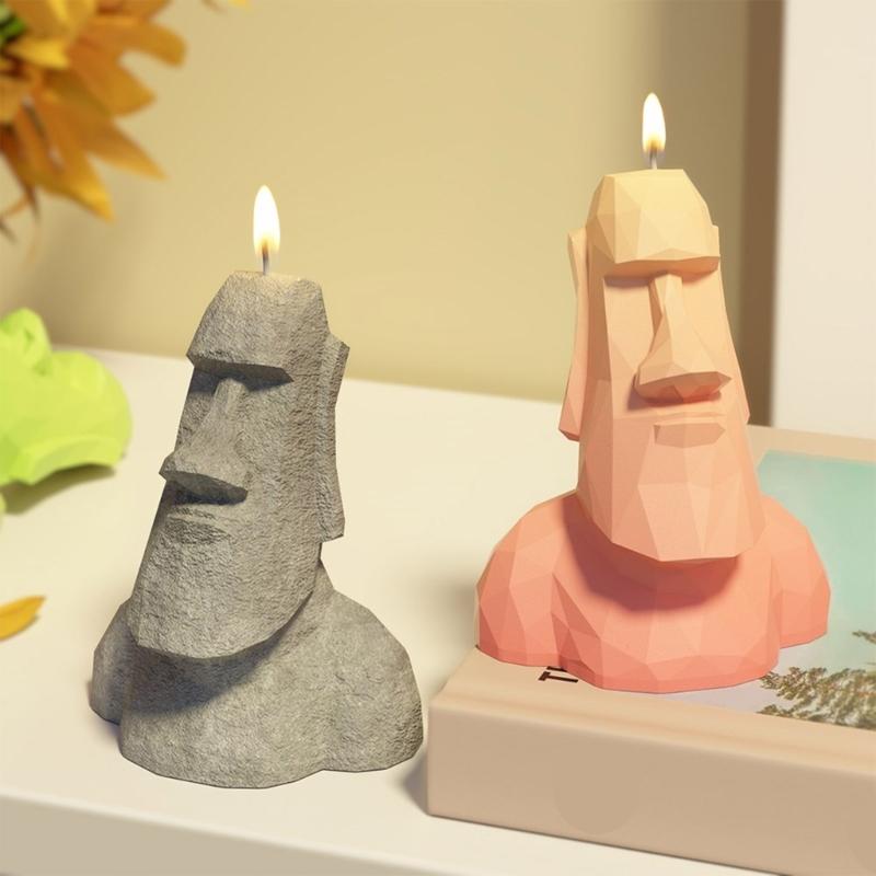 3D Art Statue Silicone Candle Molds for Candle Soap Gypsum Decoration Epoxy Resin Silicone Molds Fondant Silicone Molds