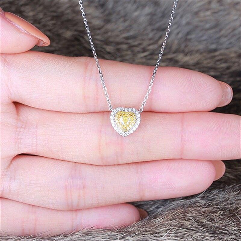 BELLA BOX Classic Women Pendant Necklace With 5A Zircon Fine Jewelry Wedding Gifts