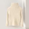 Children's Fashionable Casual Fleece Turtleneck Long-sleeved Top