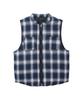 Gostreet Quilted Check Shirt Vest
