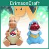 Adorable Pvc Plush Doll Featuring Sitting Charizard And Mini Gator Design
