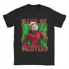 Vintage K.ing of Fighters XV Mocking Firelight Ash Crimson T-Shirts for Unisex Crew Neck T Shirts Short Sleeve Tee Shirt Tops