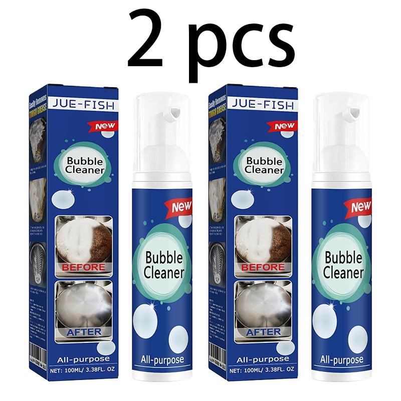 Jue-Fish Grease Foam Cleaner Kitchen Cooktop Hood Multi-Purpose Heavy Duty Grease Foam Cleaner