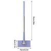 Automatic Cloth Changing Mini Mop Portable Flat Dust Mop With Rotating Heads Hands-free Mini Mop Hardwood Floor Mop
