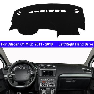 Kryt palubní desky auta Podložka na palubní desku Koberec Plášť Pro Citroen C4 MK2 2011 - 2018 LHD RHD Sluneční clona Protisluneční 2017 2016 2015 2014 2013 2012
