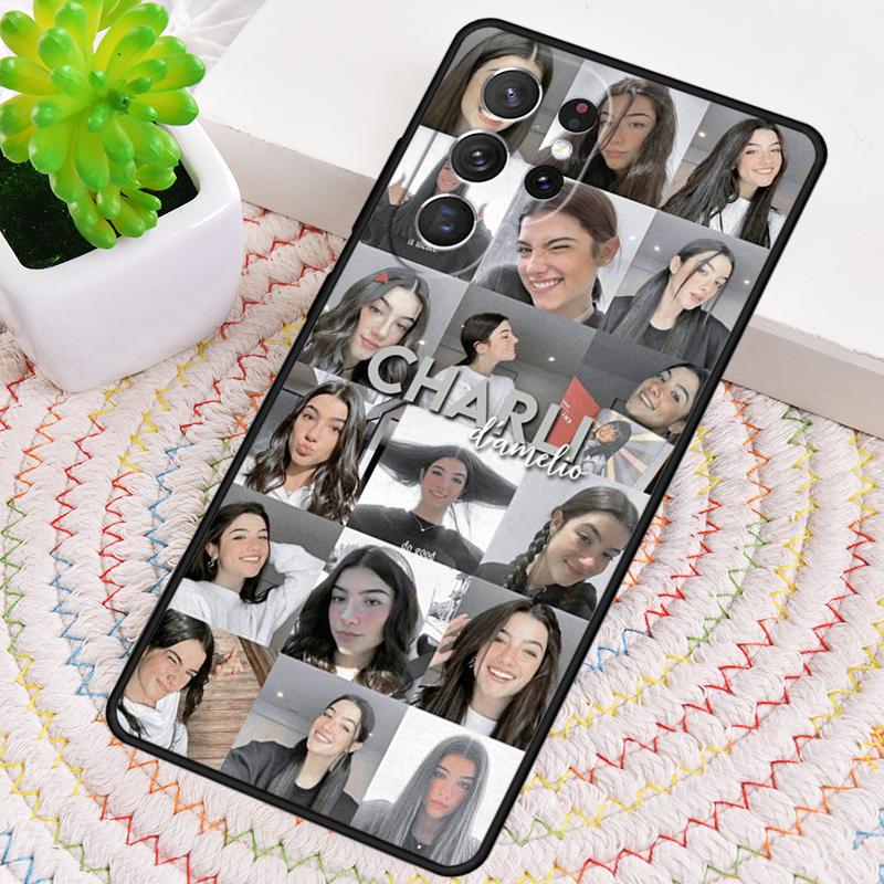 Charli D'amelio Aesthetic Phone Case for Samsung Galaxy Note 10 Pro S26 Ultra S23 S24 FE S25 S21 S22 PLUS Shockproof Cove