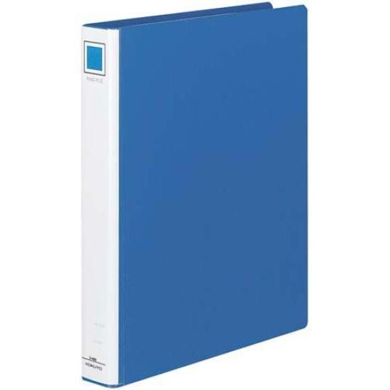 

KOKUYO ring file pasted cover blue A4 vertical spine width 45mm 4 books Japan