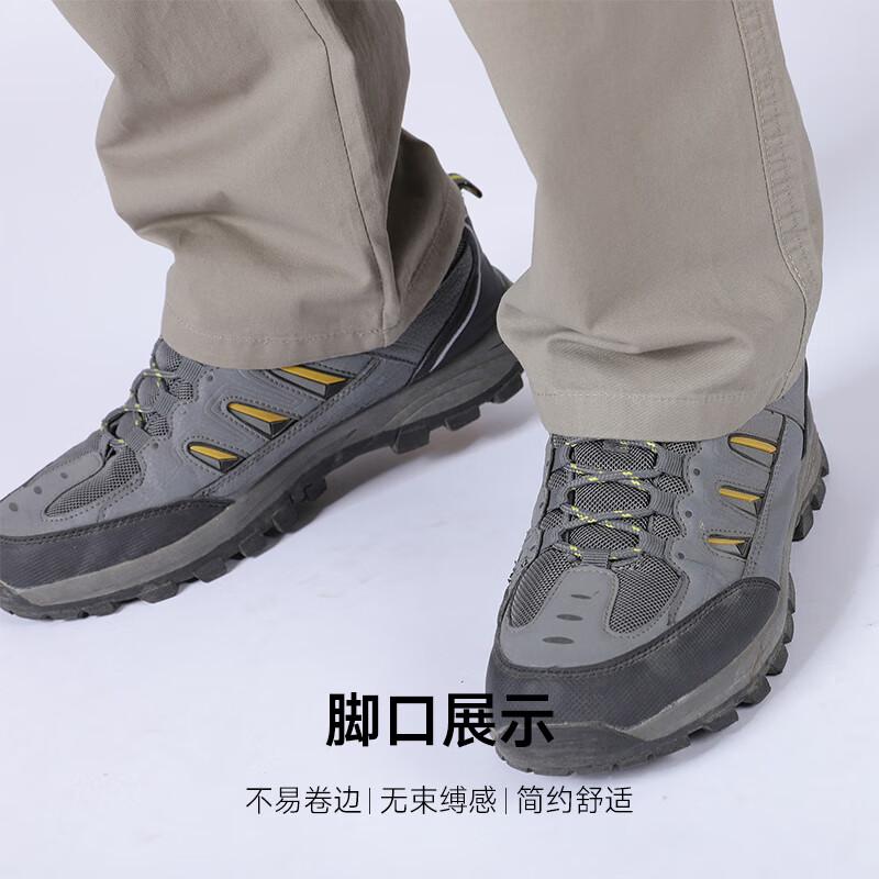 RED DRAGONFLY Casual Pants for Men, Fashionable Simple Versatile Outdoor Pure Cotton Cargo Casual Trousers, Dark Gray, 4XL