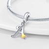 Charm Bead Charms Plata Originales Letter Collection Shining Bead Charms Ideal For Charm Bead Charms copper Bracelets Jewellery Making Womens Gift