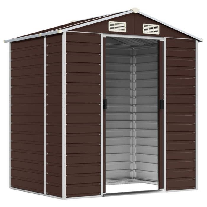VidaXL Abri de Jardin, Cabane à Outils avec Poignées, Remise à Outils avec Toit Inclinable, Abri de Rangement Terrasse, 3188264