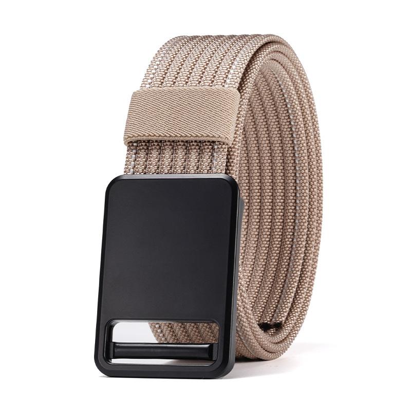 Canvas Men's Belt Outdoor Casual Alloy Buckle Tactical Nylon Trousers Belt Braided Belt Men