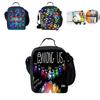 Versatile Three Piece School Backpack Set For Boys And Girls With Print Designs