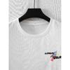 Men's Street Style Rocket Graffiti Print T-Shirt - Casual, Loose Fit with Crew Neck, Breathable, Machine Washable - Perfect for Summer
