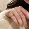 Xiaohongshu Iris Ring: Retro Chinese-Style Gold with Old Craftsmanship for Women, Small & Lightweight Luxury.