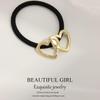 Minimalist Metal Hair Ring - New Korean Style High-End Ponytail Tie Rubber Band.