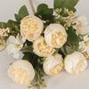 Flowers Real Like Faux Silk Flower Arrangements Mixed Fake Rose Hydrangea Bouquet