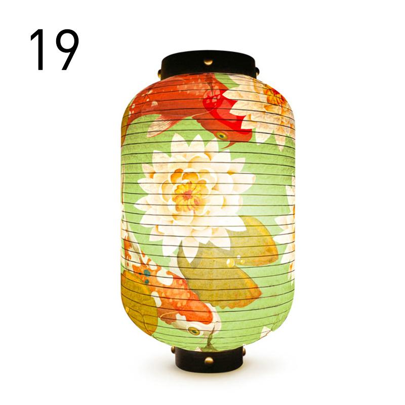 Japanese Lucky Koi Fish Lantern Waterproof Cloth Mid-Autumn Festival Decor Lanterns Cuisine Sushi Izakaya Advertising Sign