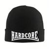 New Hardcore Warm Knitted Cap Fashion Bonnet Hat Autumn Winter Outdoor Beanies Hats For Unisex Women Adult
