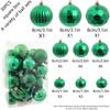 1box 4/6/8cm Christmas Decoration Shatterproof Plastic Christmas Ball Xmas Tree Hanging ornaments for Home Party Holiday Navidad