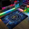 Manchester City Design Crystal Velvet Carpet Cozy Non?Slip Printed Rug For Bedroom Living Room Entrance
