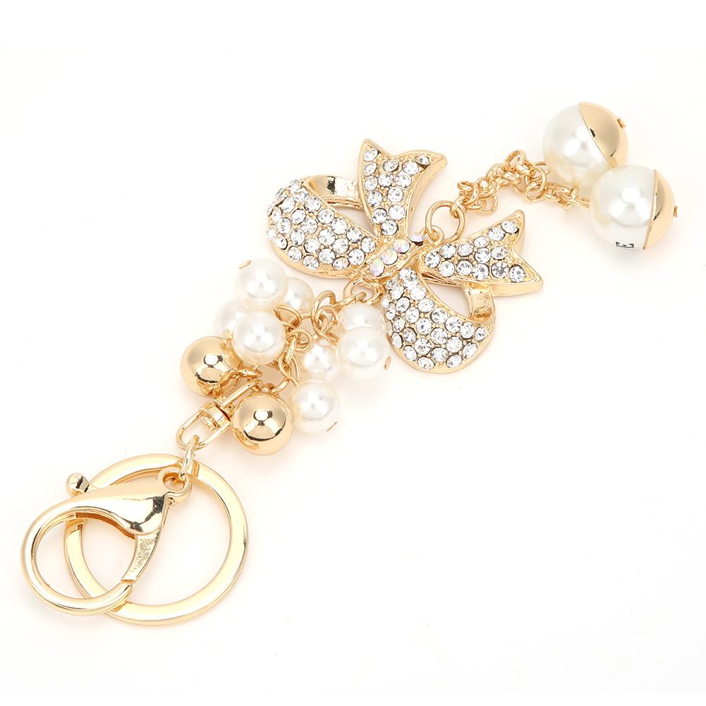 

Брелок из сплава, изысканная форма банта, подарок для девушки, украшение для сумки, декоративные подвесные подвески