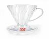 HARIO V60 01 Transparent Coffee for cups Dripper, Clear, 1-2 (VD-01T)