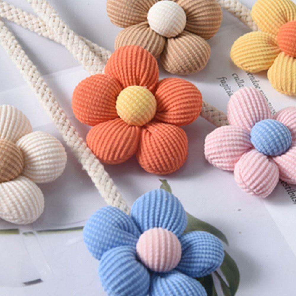 1Pcs Flower Shape Curtain Tieback No Punching Curtain Strap Fashion Curtain Buckles  Home Decoration