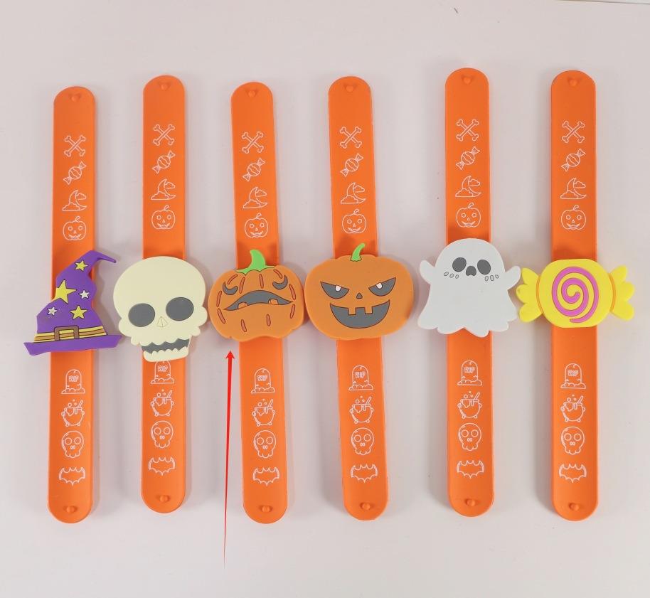 Cartoon Halloween Snap Bracelet for Kids - Creative and Fun Party Decoration