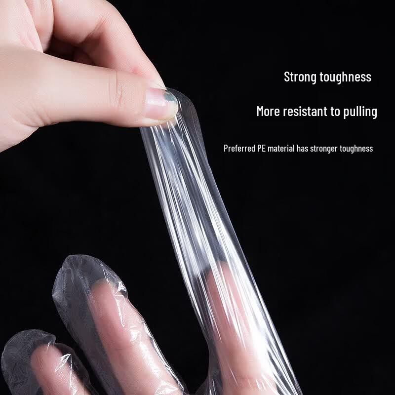 COKRSUPE Disposable Food Grade PE Gloves