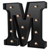 Newly Design Led Letters Lights 26 Alphabet Black Decorative Marquee Lamps for Wedding Party Birthday Home Bar Decoration