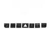 Car Accessories Center Console CD Multimedia Buttons Frame Cover Sticker For Mercedes Benz GLA X156 CLA C117 A B Class W176 W246