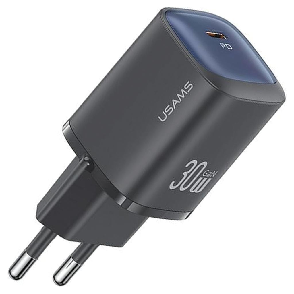 USAMS Land. Network. Cc251 30W Gan Usb-Cfast Charging Hc Series Czarny/Black Cc251Tc01