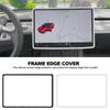 Silicone Screen Protective Frame For Tesla Model 3 Y Edge Cover Central Control Navigation Screen Protector Trim Car Accessories