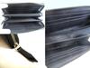 Authentic GUCCI Moon Logo Black Leather Round Zip Long Wallet #a854  Seller Refurbished
