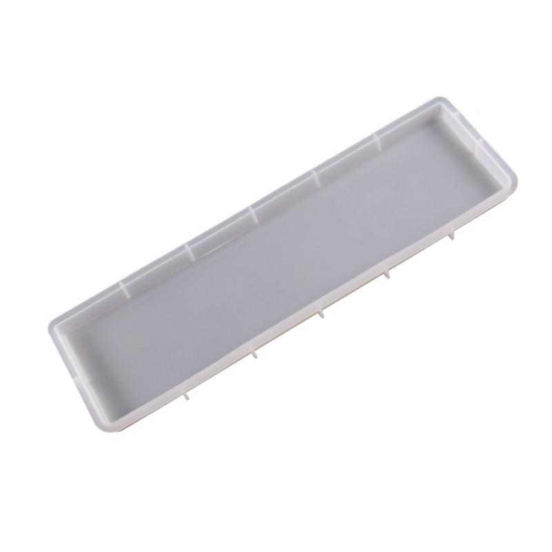 Silicone Keyboard Wrist Rest Pad Mold Wrist Support Resin Mold Rectangle Epoxy Casting Mold for DIY Crafts Home Decors