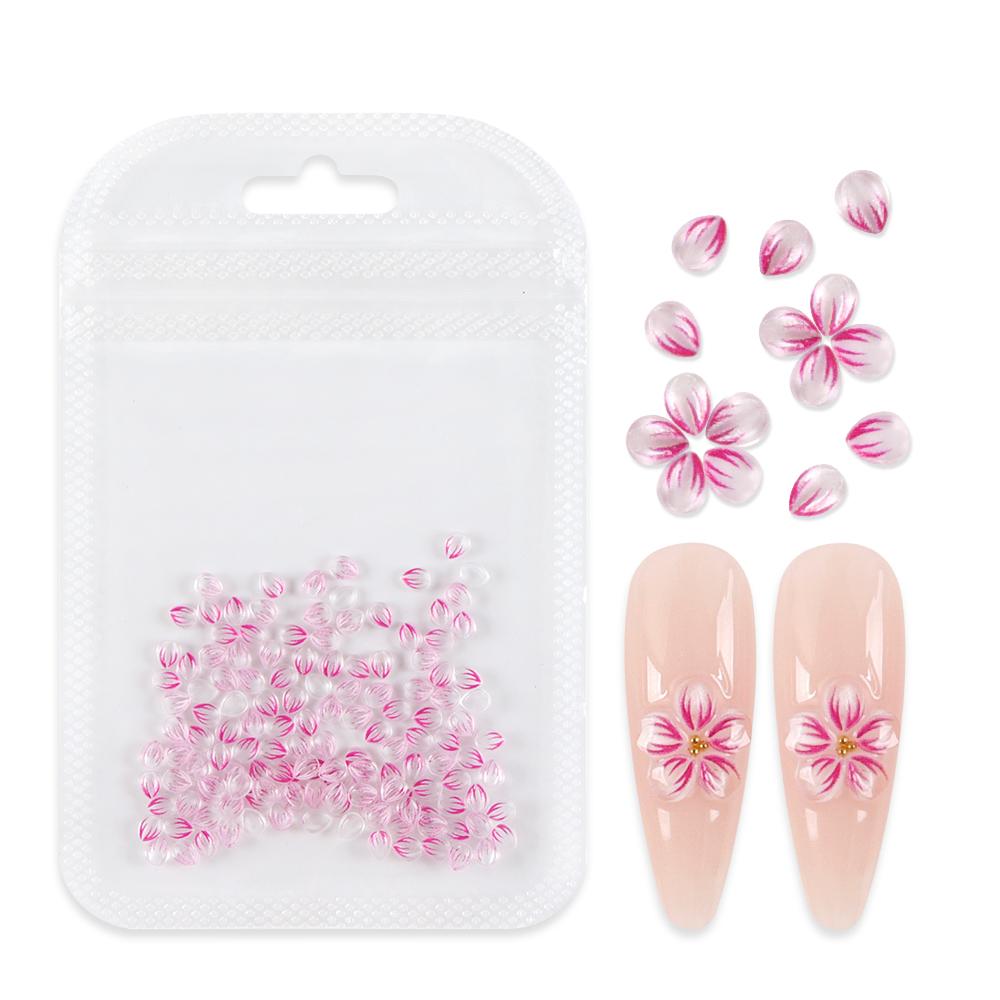 

150 шт., резные лепестки, подвески для ногтей, мини-цветочные украшения, аксессуары для ногтей, принадлежности для самостоятельного дизайна женского маникюрного салона