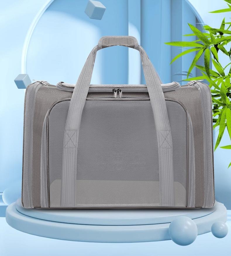 Portable crossbody bag for going out, cat cage, large-capacity breathable pet bag, car carrier, air dog bag, breathable