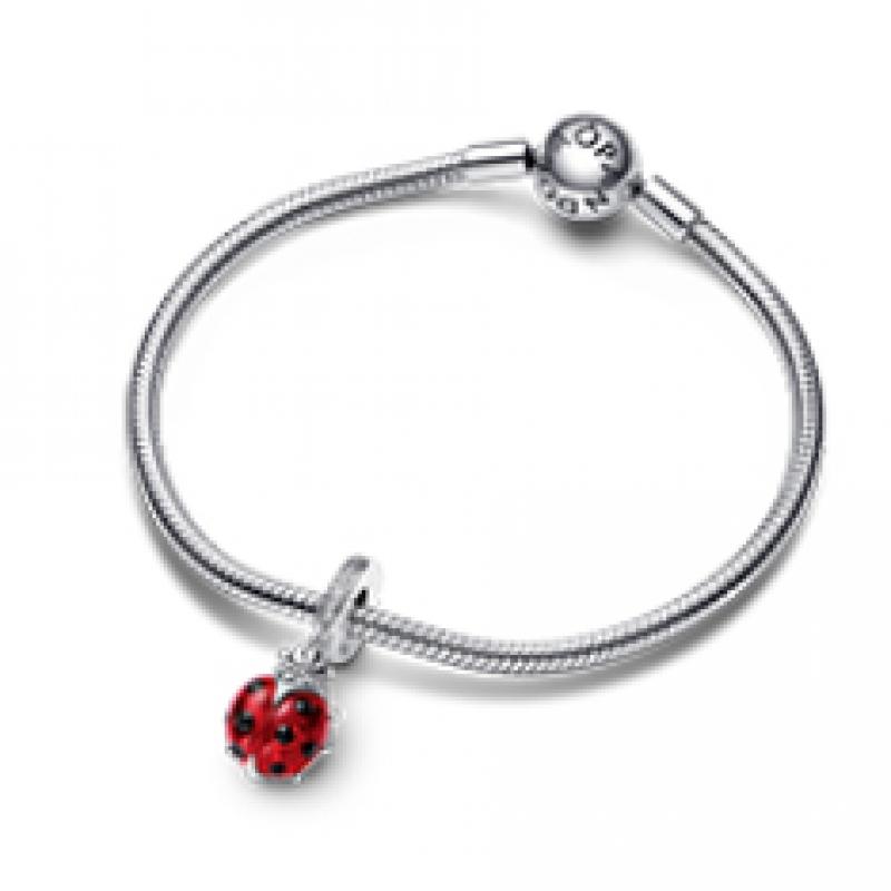 Pandora Red Ladybug Dangle Charm 792571c01