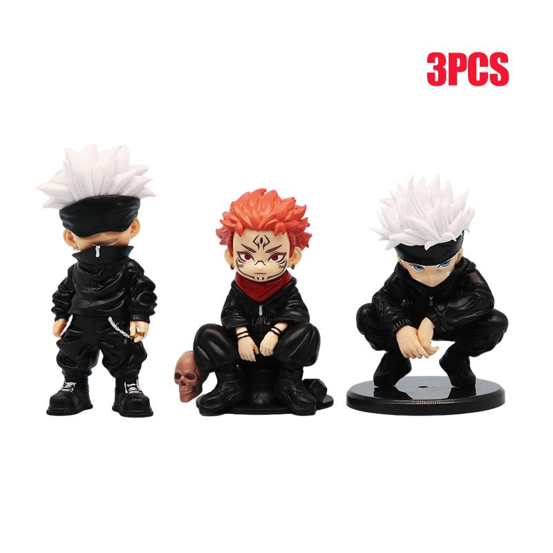 Jujutsu Kaisen Anime Figure Style Satoru Gojo Action Figure Lord Of The Curse Sukuna Figurine Collection Model Doll Toys