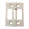 6pcs Door Backplate And M4-20 Screws Lock Deadbolt Strike Plates 2pcs Strike Plate Door Backplate Stainless Steel Doors Hardware