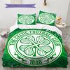 Celtic Football Club  Pattern Bedding Quilt Set  Home Decoration  Gift (1 * duvet cover + 2 * pillowcase  without core)