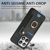 For Xiaomi 15T Retro PU Leather Case Phone Cover with RFID Blocking Card Holder/Ring Holder