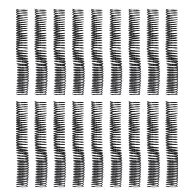 18 Pcs Spiral Binding Coil 38mm Diameter 48 Loop 4:1 Pitch 310 Sheet Capacity Spiral Binding Spine for A4 Paper